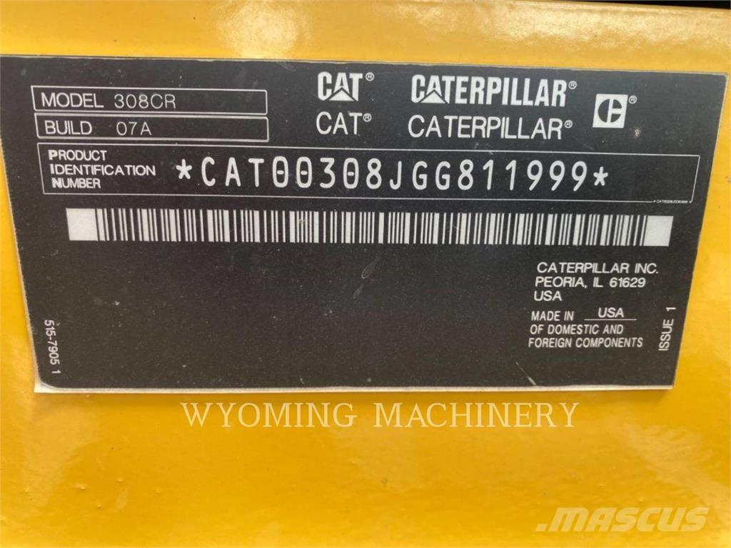 CAT 308 Pásová rýpadla