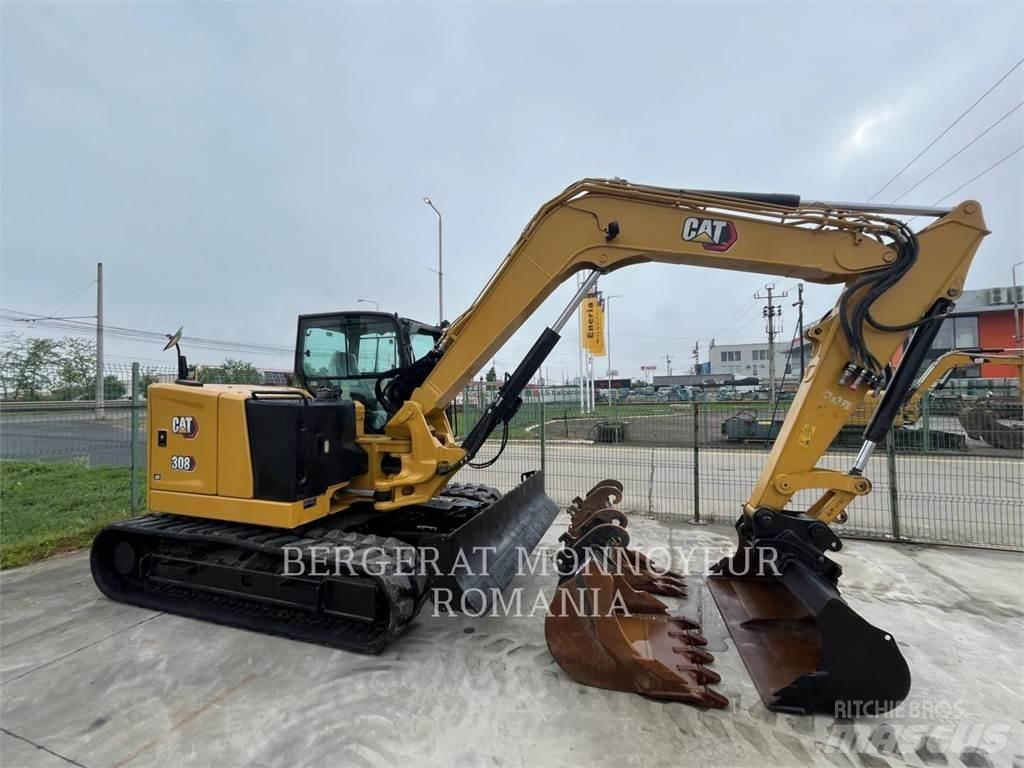 CAT 308-07CR Pásová rýpadla