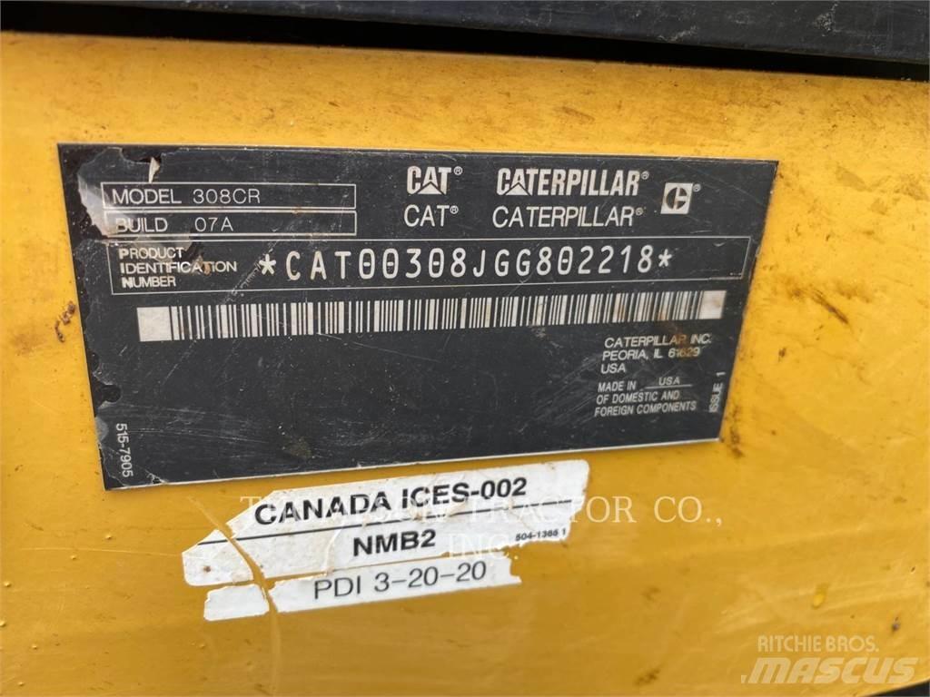 CAT 308CR Pásová rýpadla