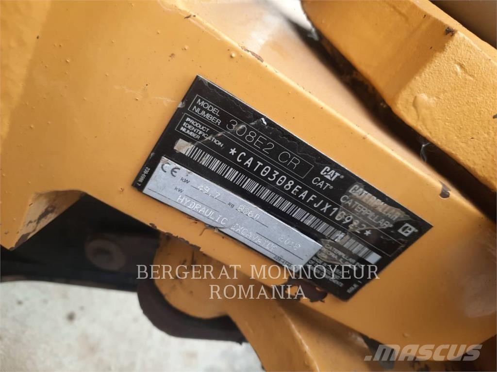 CAT 308E2CRSB Pásová rýpadla