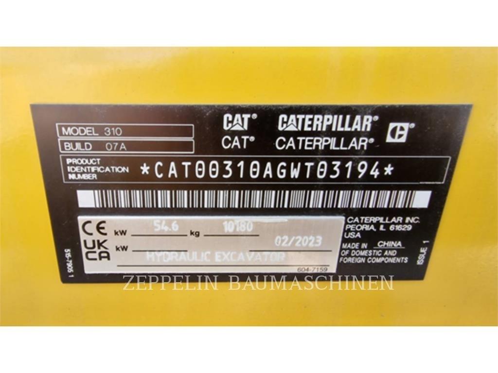 CAT 310 Pásová rýpadla