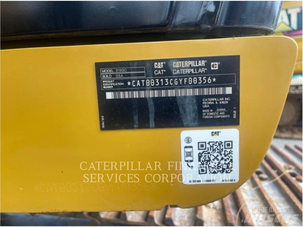 CAT 313-05GC Pásová rýpadla