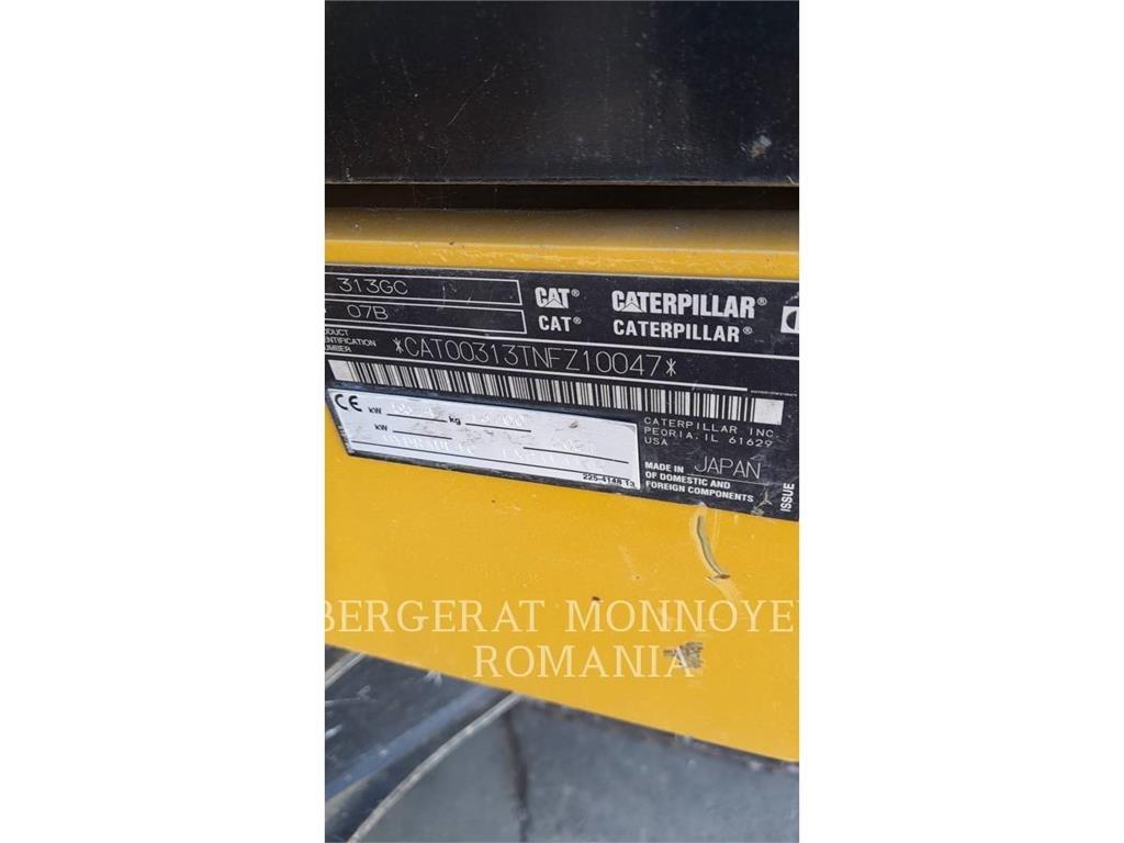 CAT 313-07GC Pásová rýpadla