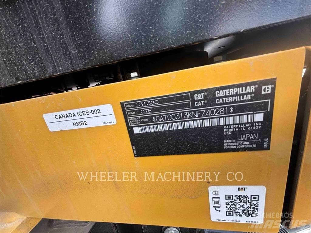 CAT 313 GC CF Pásová rýpadla