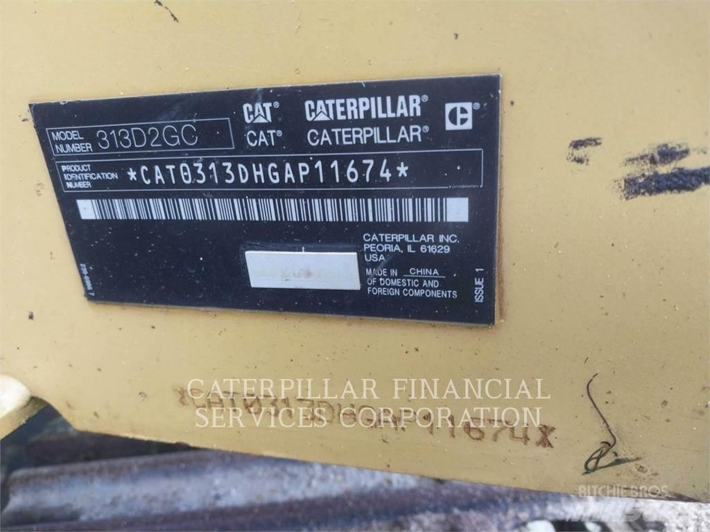 CAT 313D2GC Pásová rýpadla