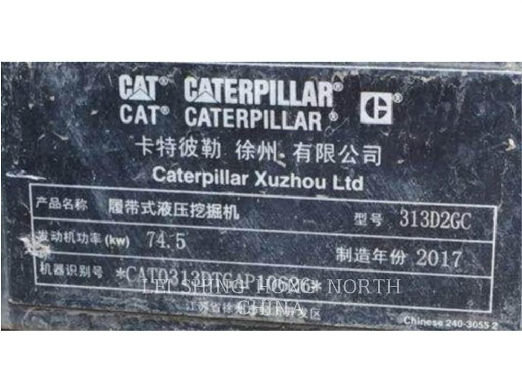 CAT 313D2GC Pásová rýpadla
