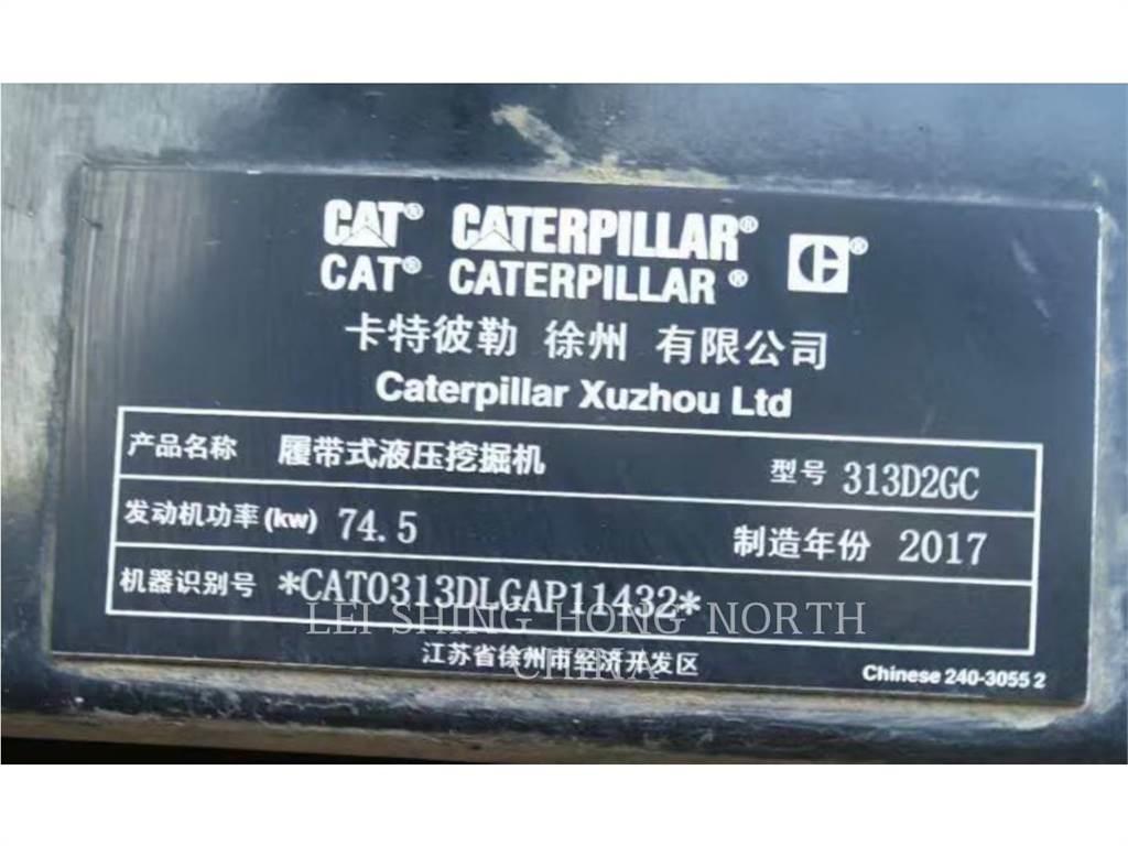 CAT 313D2GC Pásová rýpadla