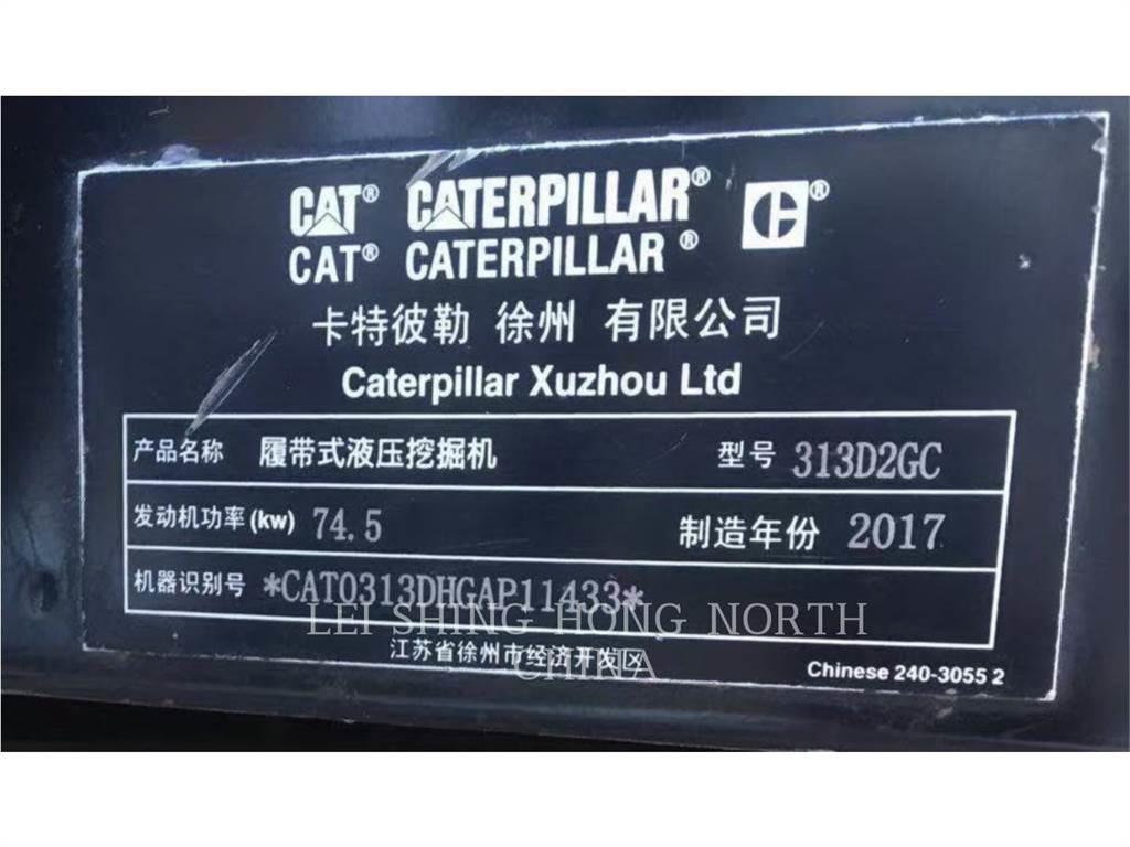 CAT 313D2GC Pásová rýpadla