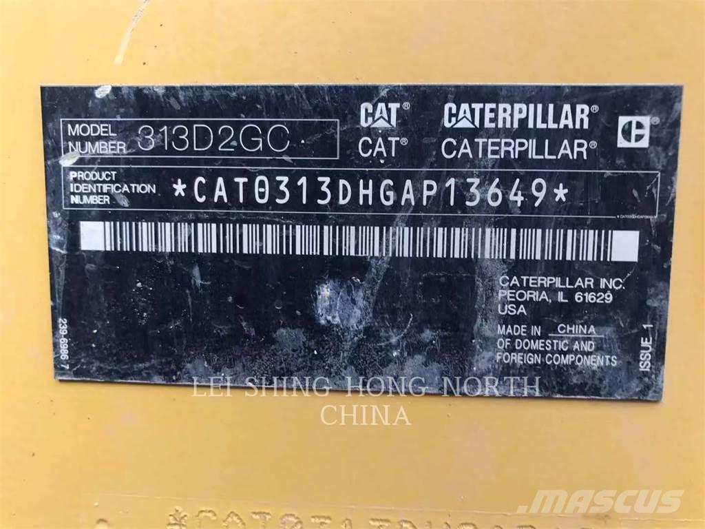 CAT 313D2GC Pásová rýpadla