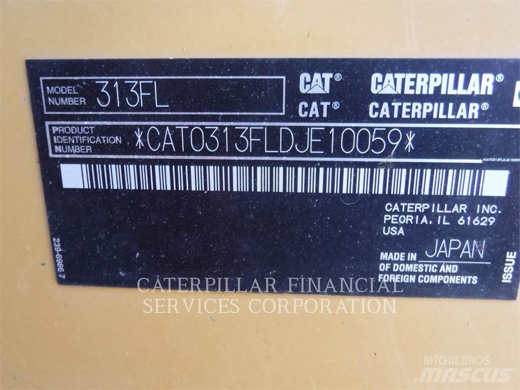 CAT 313FL Pásová rýpadla