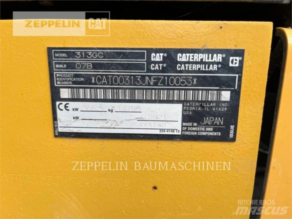 CAT 313GC Pásová rýpadla