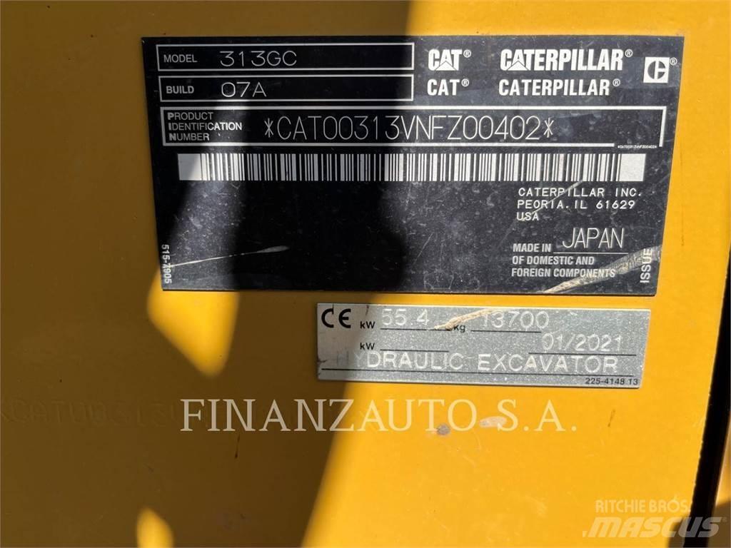 CAT 313GC Pásová rýpadla