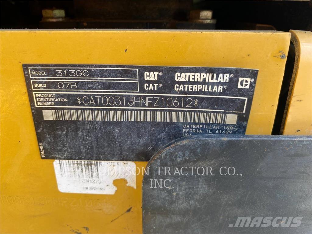 CAT 313GC Pásová rýpadla