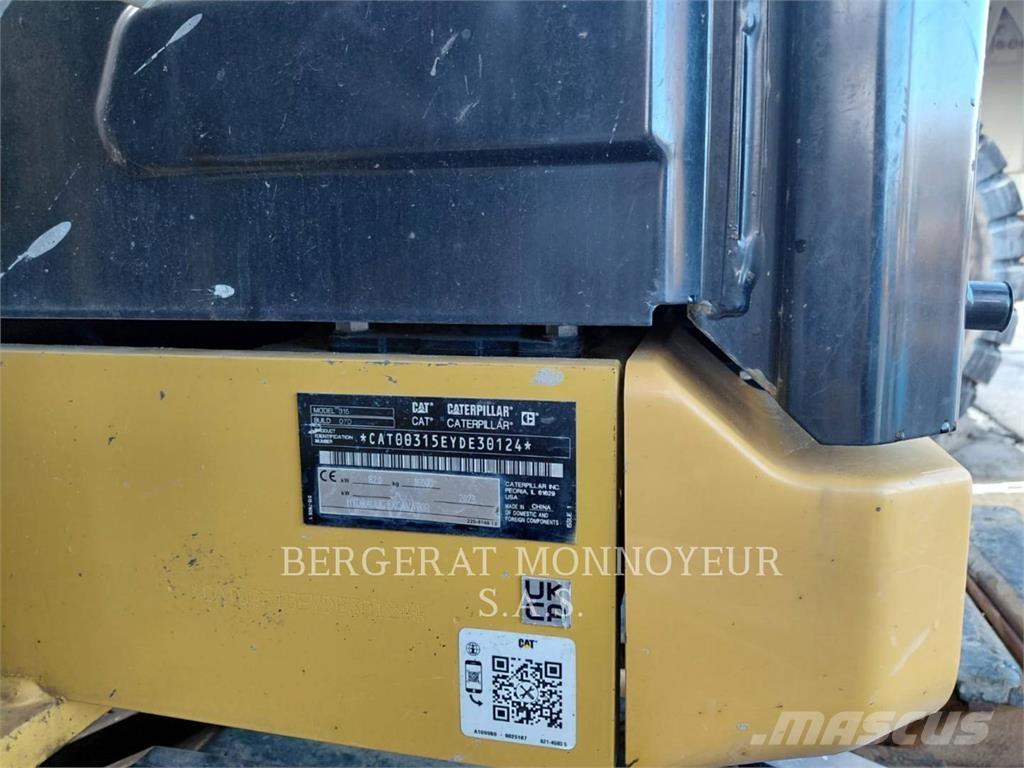 CAT 315 Pásová rýpadla