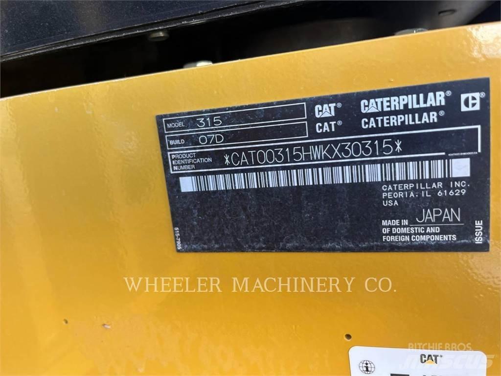 CAT 315 CF Pásová rýpadla