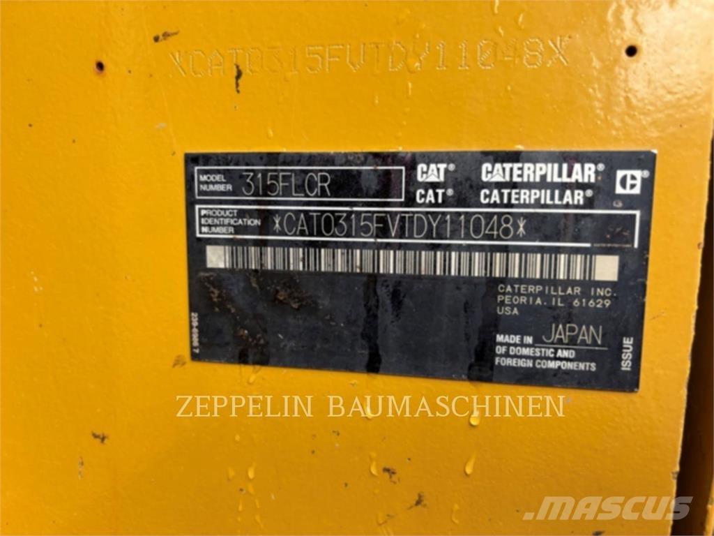 CAT 315FL Pásová rýpadla
