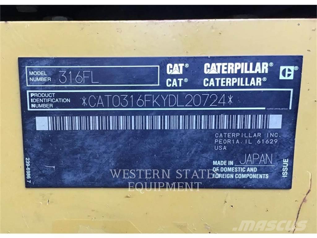 CAT 316F Pásová rýpadla