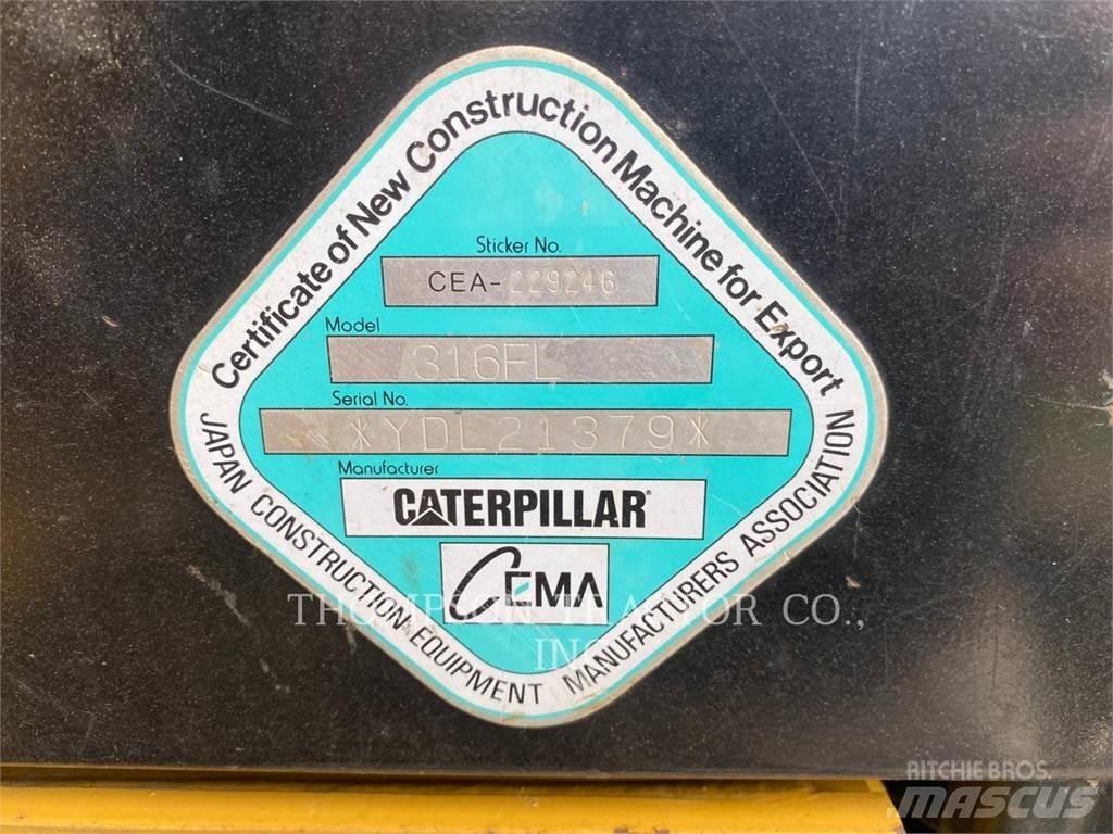 CAT 316FL Pásová rýpadla