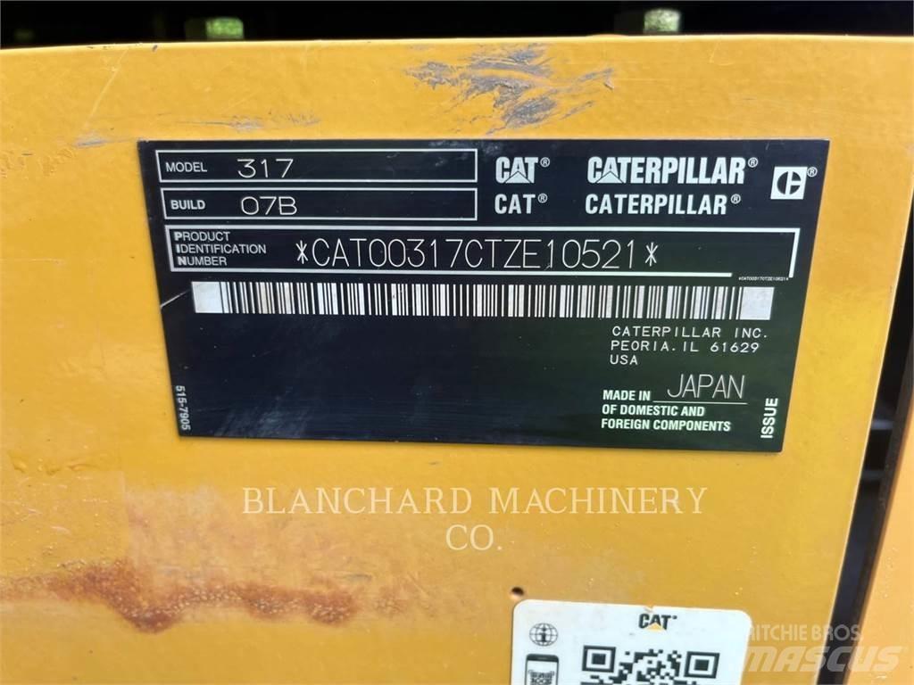 CAT 317 Pásová rýpadla