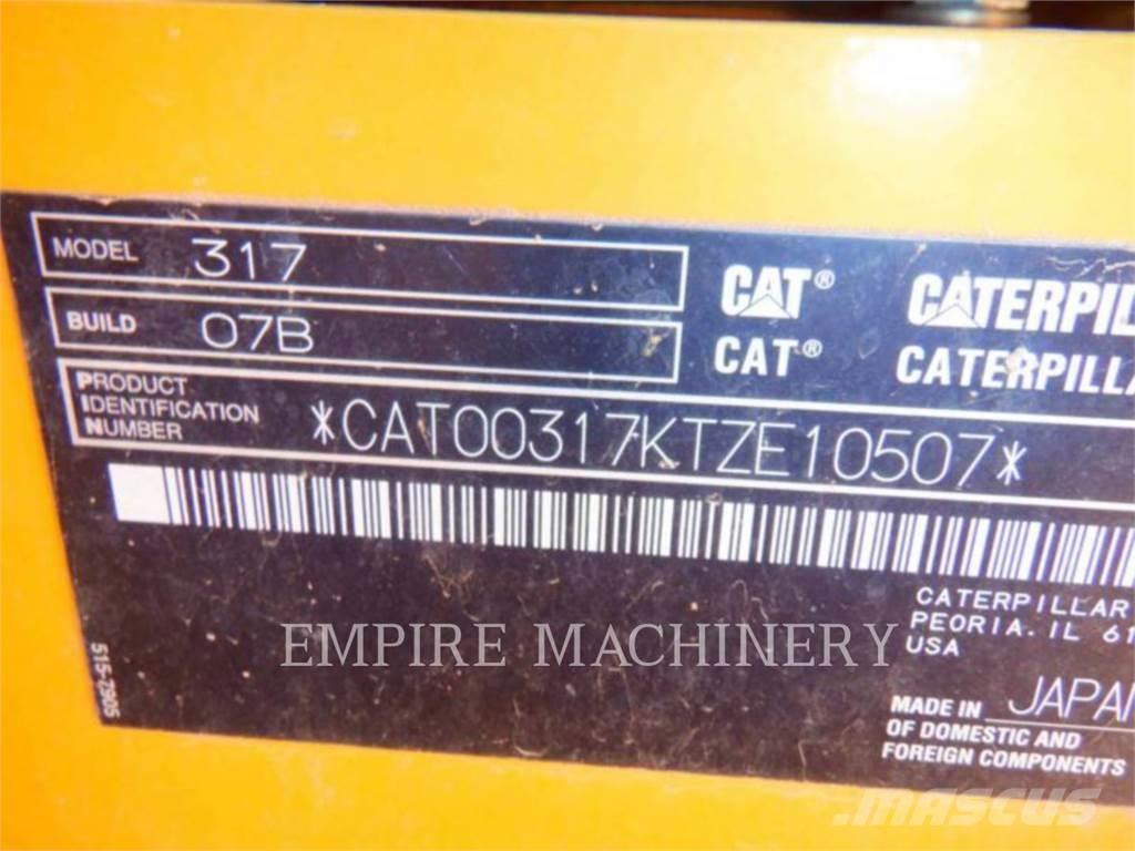 CAT 317-07 Pásová rýpadla
