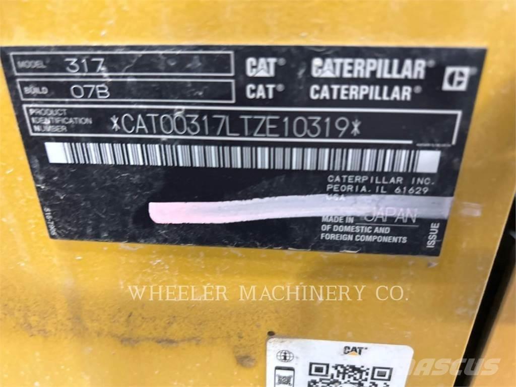 CAT 317 CF Pásová rýpadla