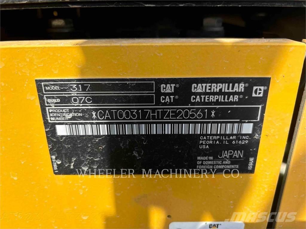 CAT 317 CF Pásová rýpadla