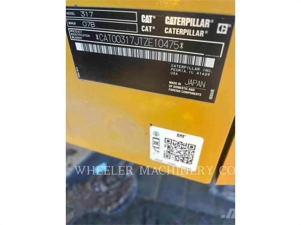 CAT 317 CF Pásová rýpadla