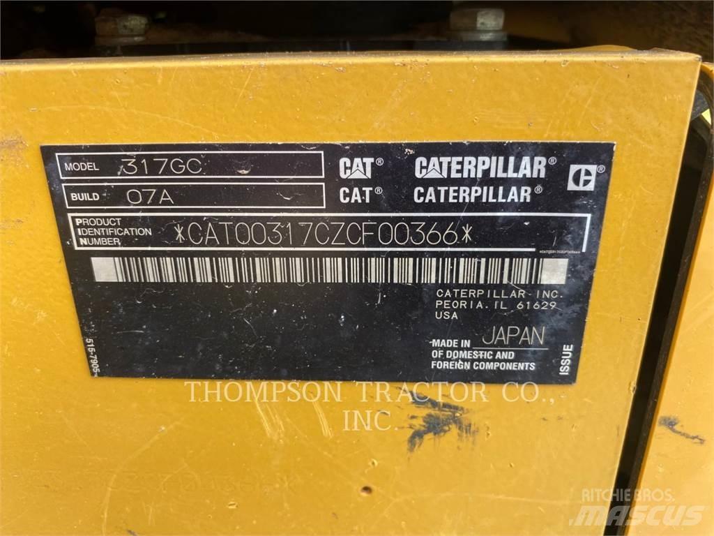CAT 317 GC Pásová rýpadla