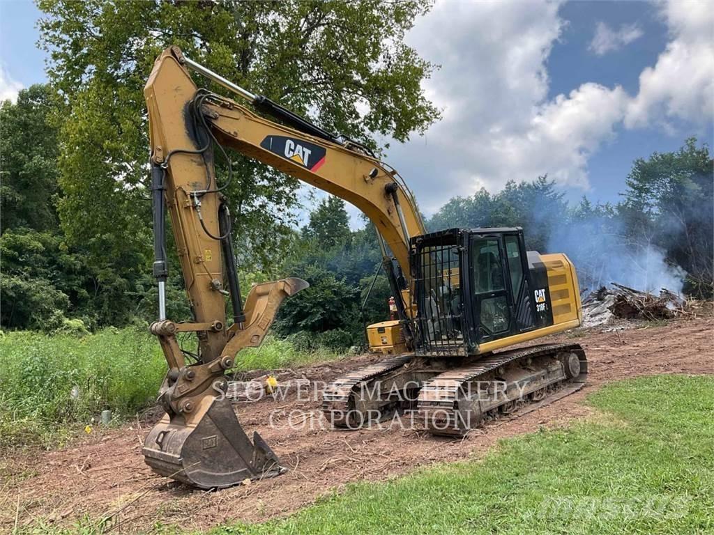 CAT 318FL Pásová rýpadla