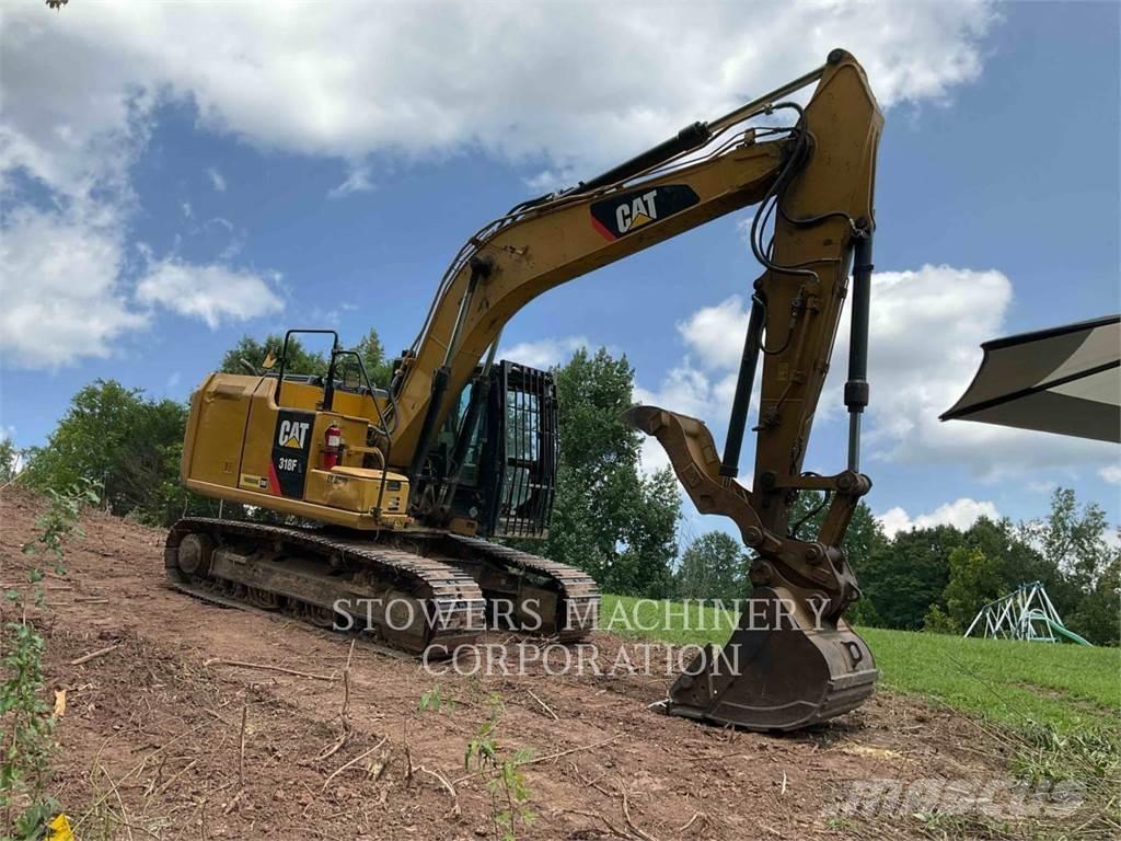 CAT 318FL Pásová rýpadla