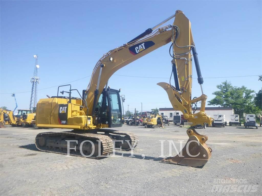 CAT 318FL Pásová rýpadla