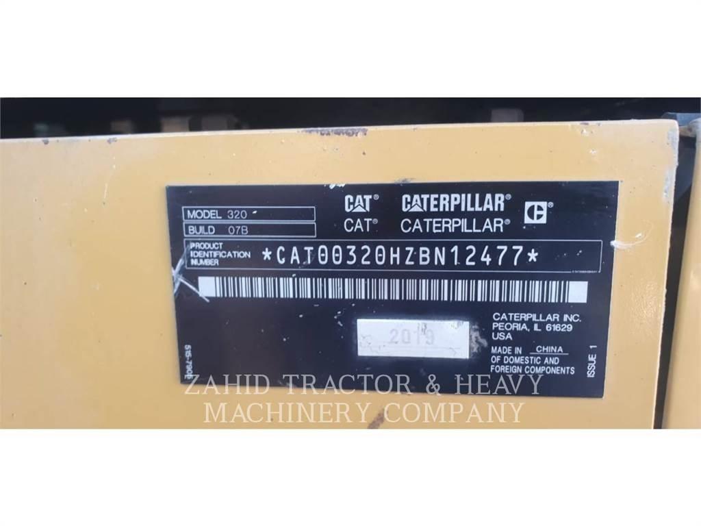 CAT 320 Pásová rýpadla