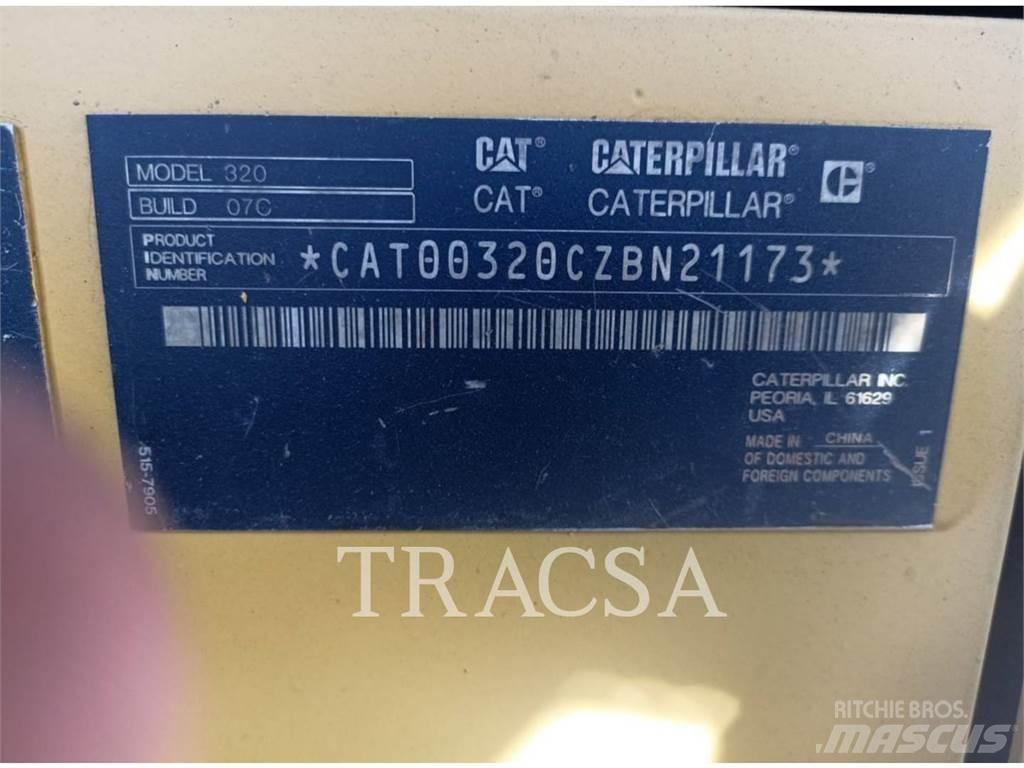 CAT 320 Pásová rýpadla