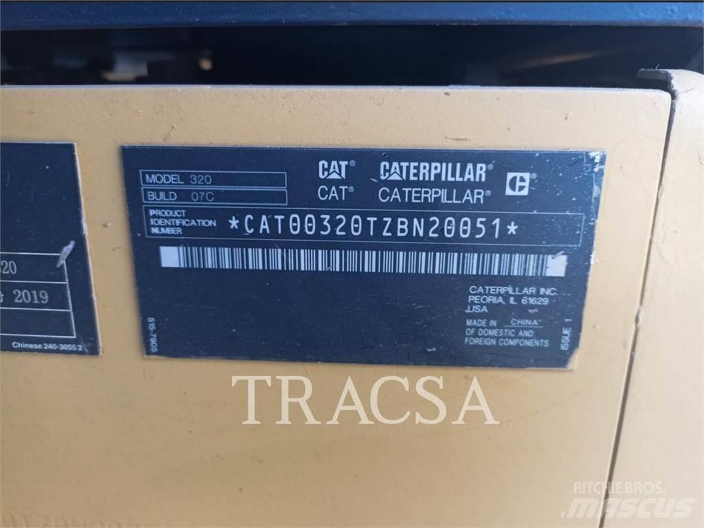 CAT 320 Pásová rýpadla