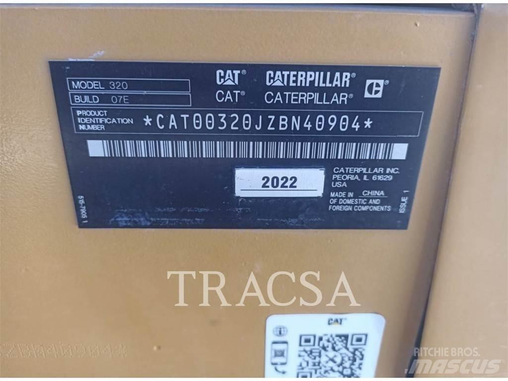 CAT 320 Pásová rýpadla
