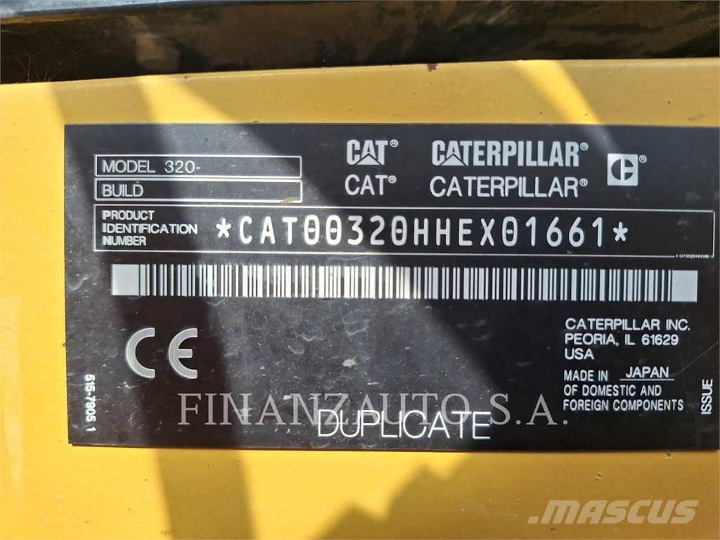 CAT 320 Pásová rýpadla