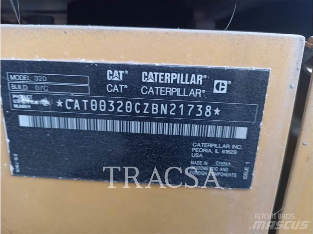 CAT 320 Pásová rýpadla