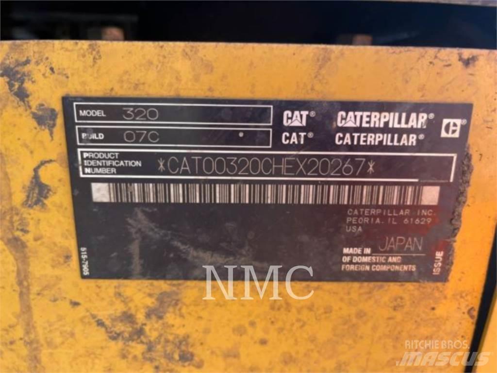 CAT 320 Pásová rýpadla
