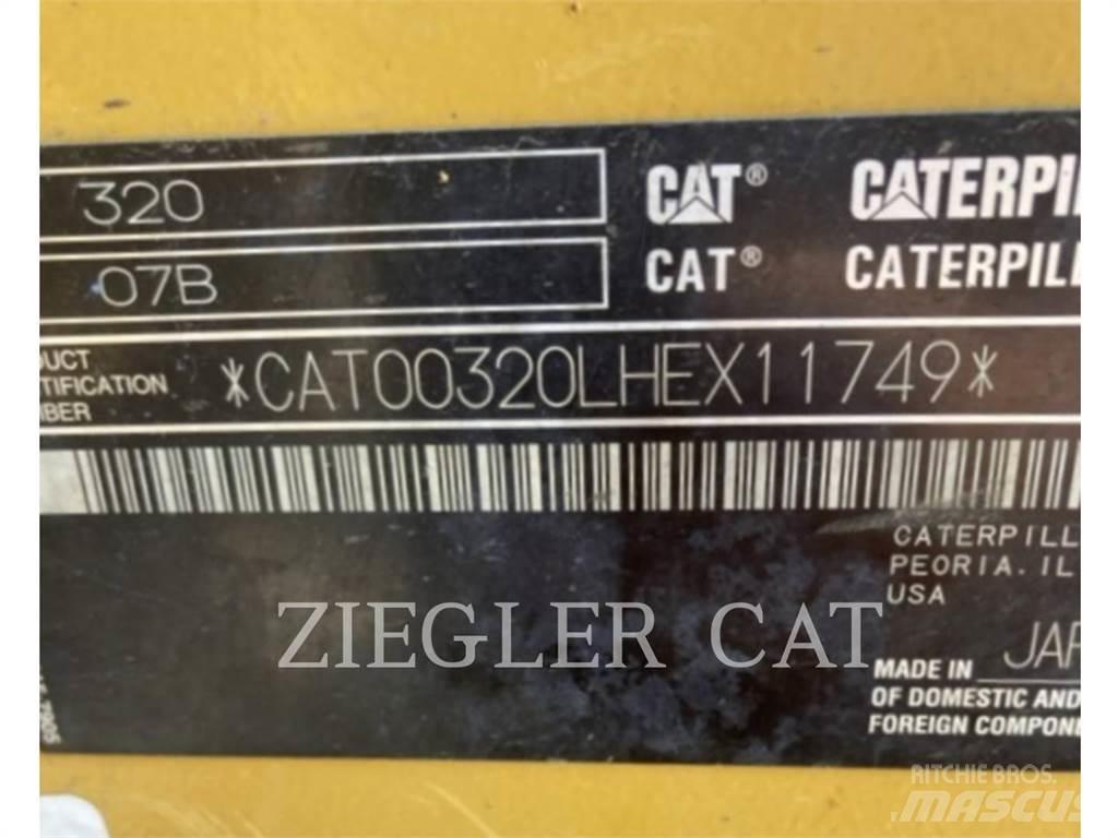 CAT 320 Pásová rýpadla