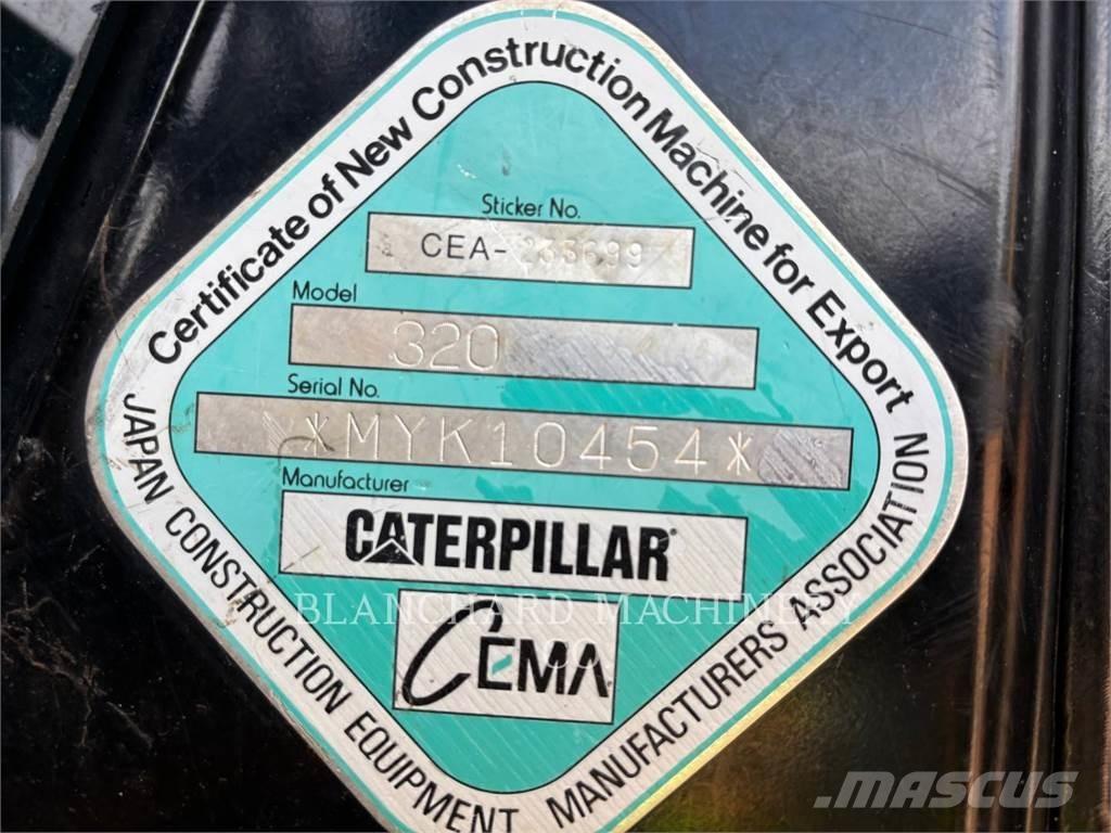 CAT 320 Pásová rýpadla
