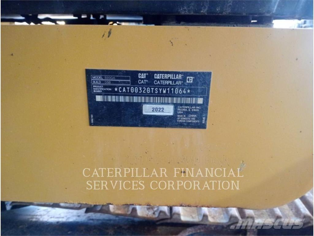 CAT 320-05GX Pásová rýpadla