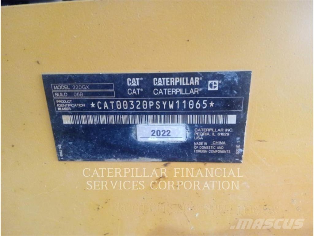CAT 320-05GX Pásová rýpadla