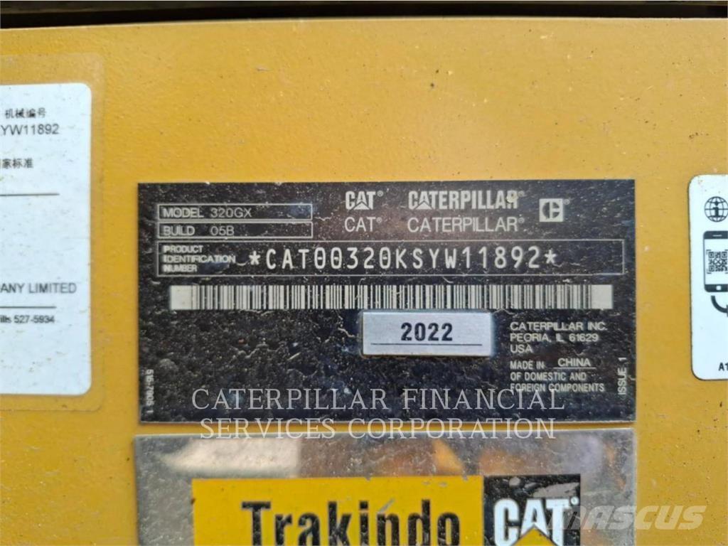 CAT 320-05GX Pásová rýpadla