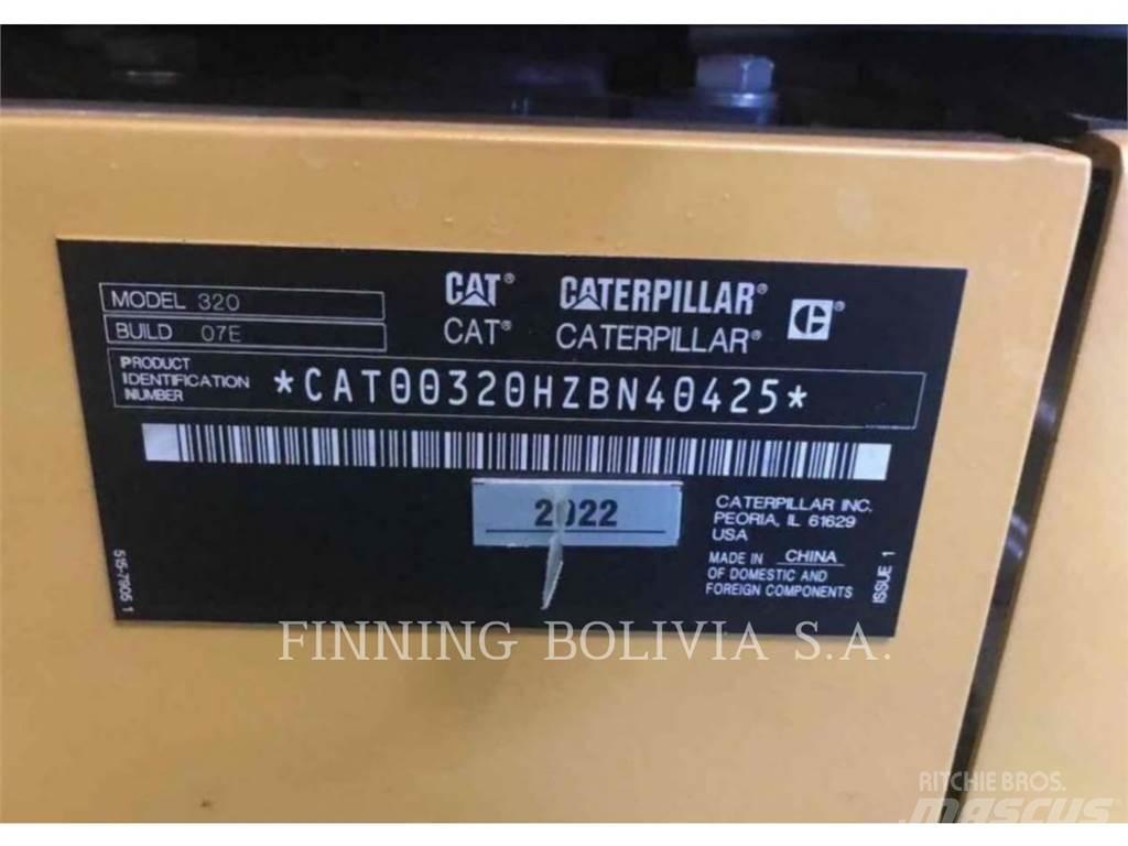 CAT 320-07 Pásová rýpadla
