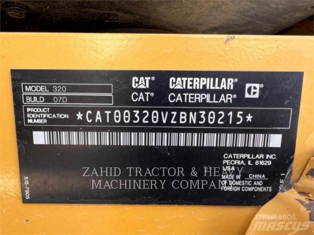 CAT 320-07 Pásová rýpadla