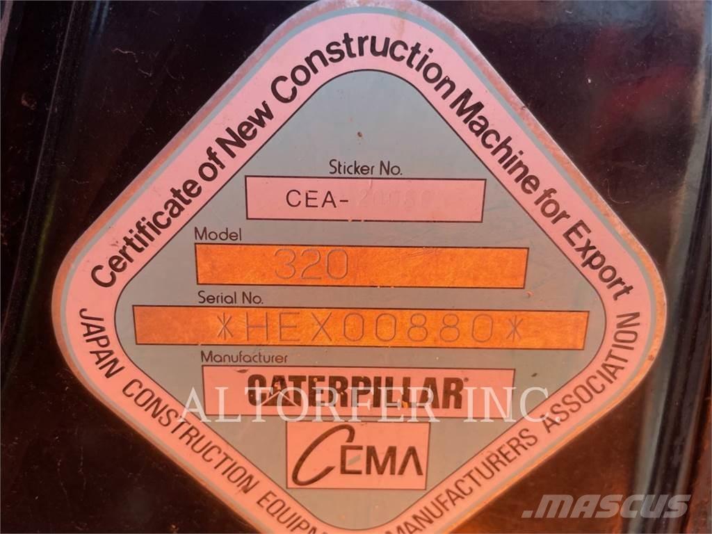 CAT 320-07 Pásová rýpadla