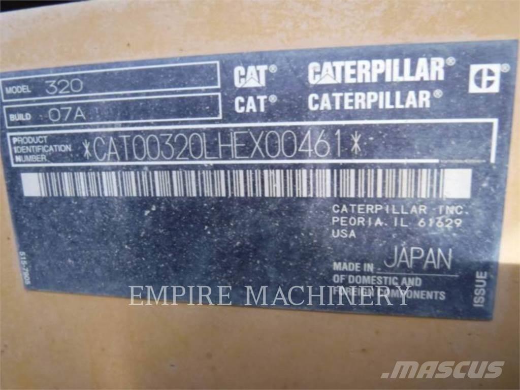 CAT 320-07 P Pásová rýpadla
