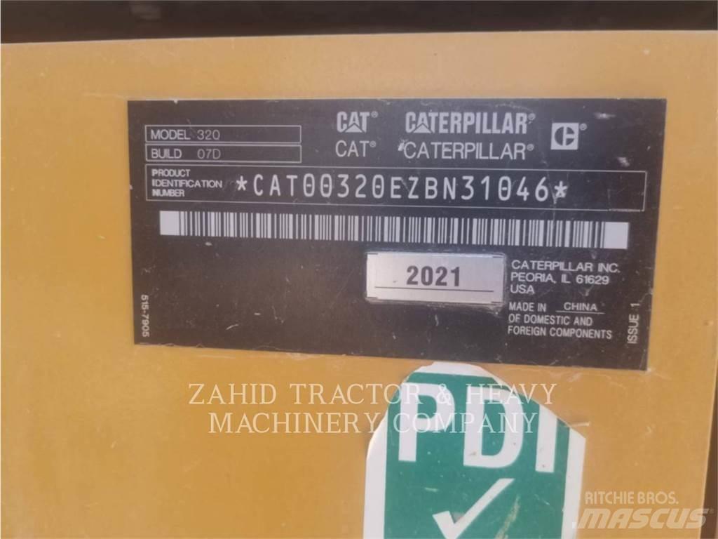 CAT 320-07D Pásová rýpadla