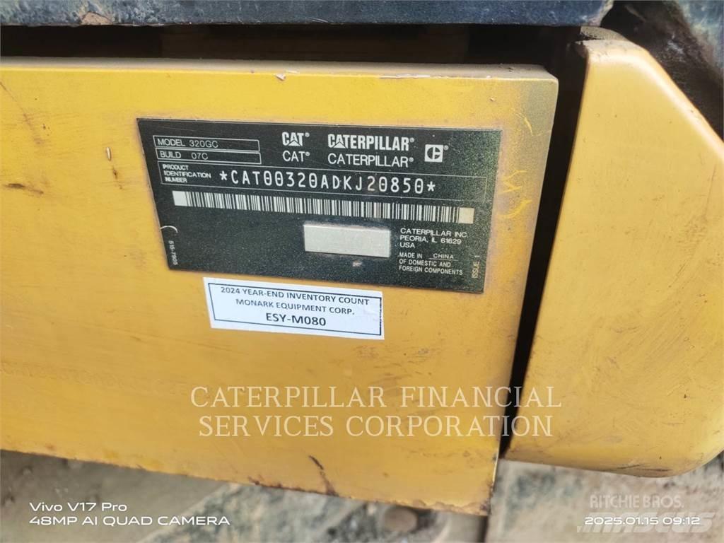 CAT 320-07GC Pásová rýpadla