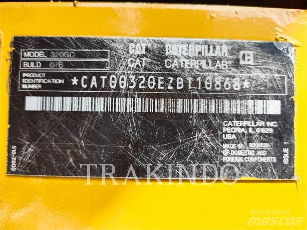 CAT 320-07GC Pásová rýpadla